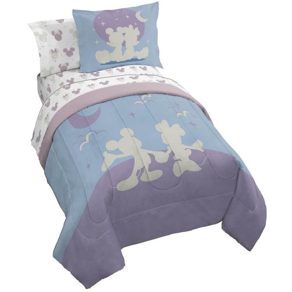 Disney Mickey Mouse & Minnie Mouse Full Size Comforter Set - 7 Piece Bedding
